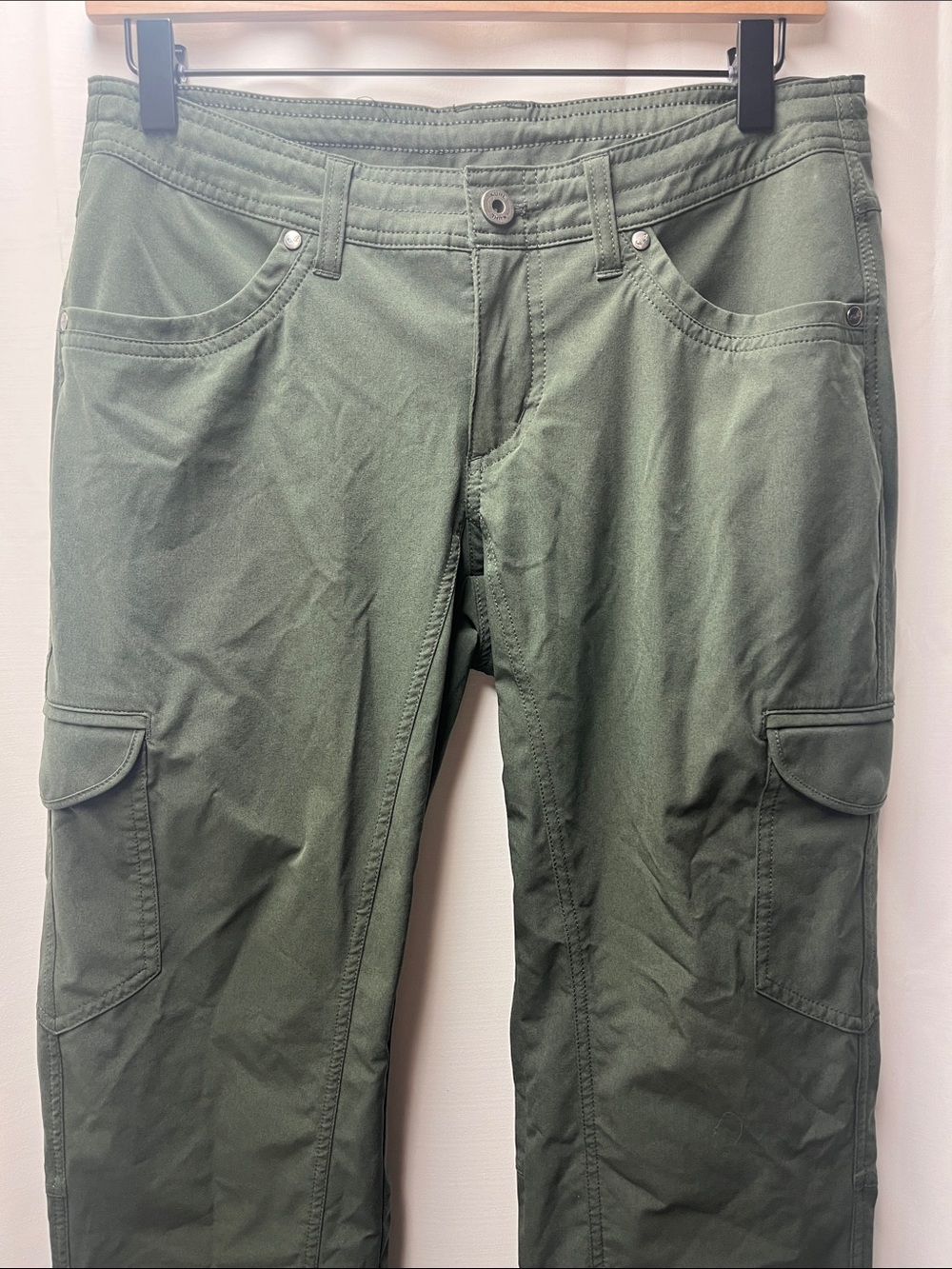 Kuhl 6495 Olive Green Freeflex Roll Up Outdoor Hiking Convertible Pants- 6 - Picture 2 of 6